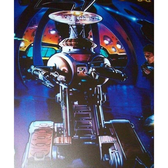 Lost In Space Pinball Translite 1998 Original Unused Artwork Space Age Robot - Picture 3 of 6
